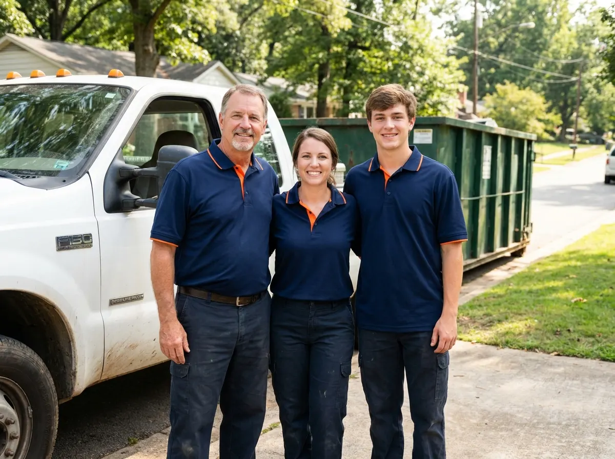 Curbside Dumpster Rental dumpster rental team in Birmingham, AL
